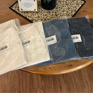 5 Pair Denim Capris, NWT, 10P